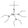 tert-butylimido tris(diethylamido) niobium